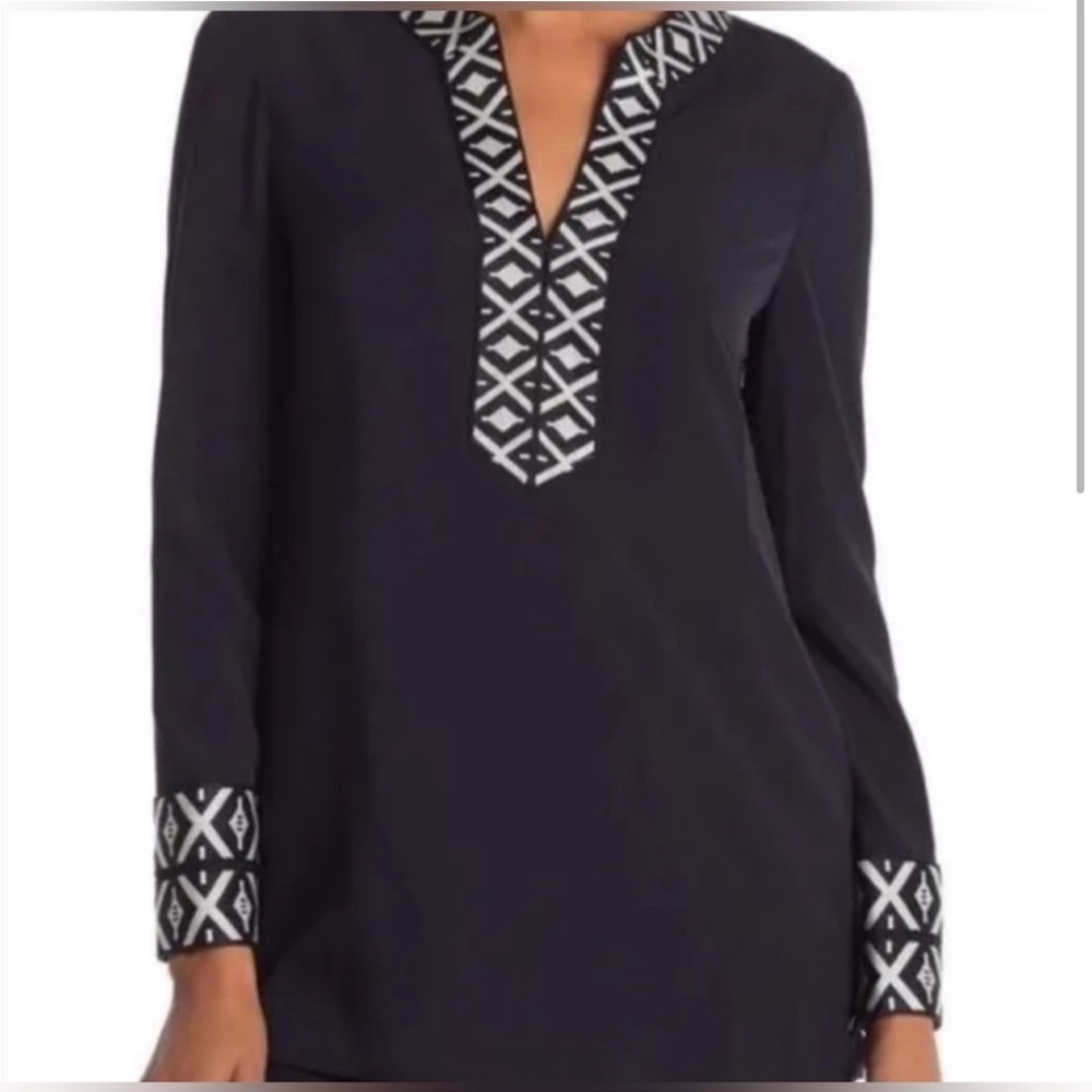 Tory Burch Ariana V Neck Tunic